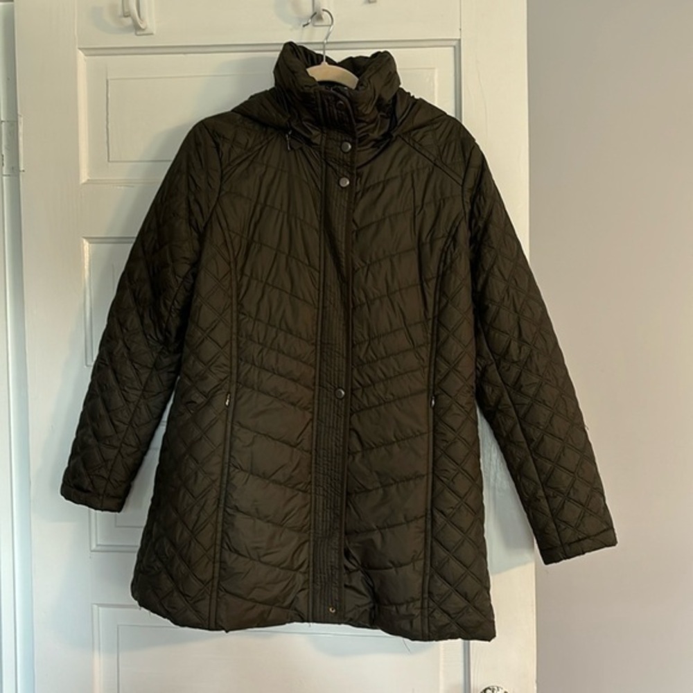 Marc Andrew New York Olive Puffer Coat